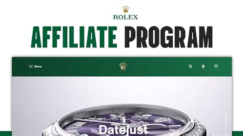 does rolex have an affiliate program|Rolex affiliate program sign up.